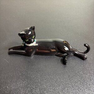 ENCHANGED AMOUR Black Cat Figurine Collection by Hamilton